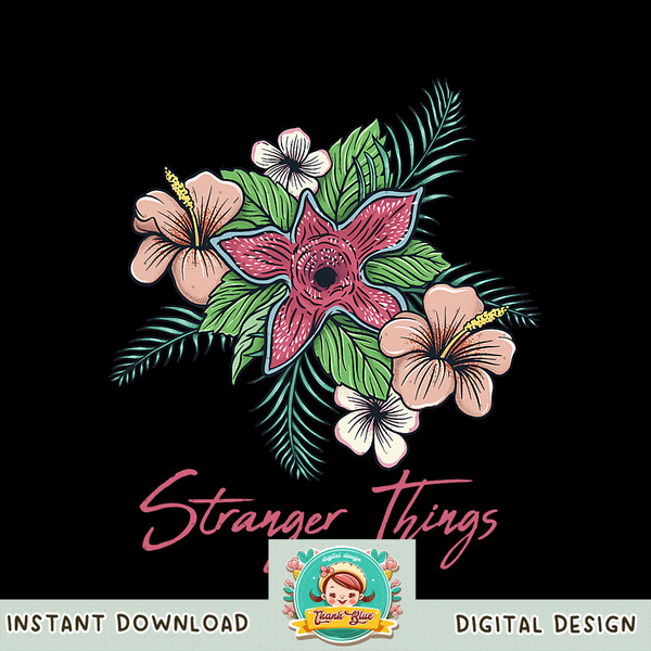 Stranger Things 4 Demogorgon Bouquet png, digital download, instant .jpg