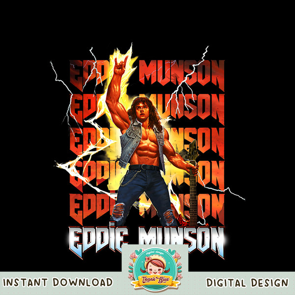 Stranger Things 4 Eddie Munson Lightning Stack png, digital download, instant .jpg