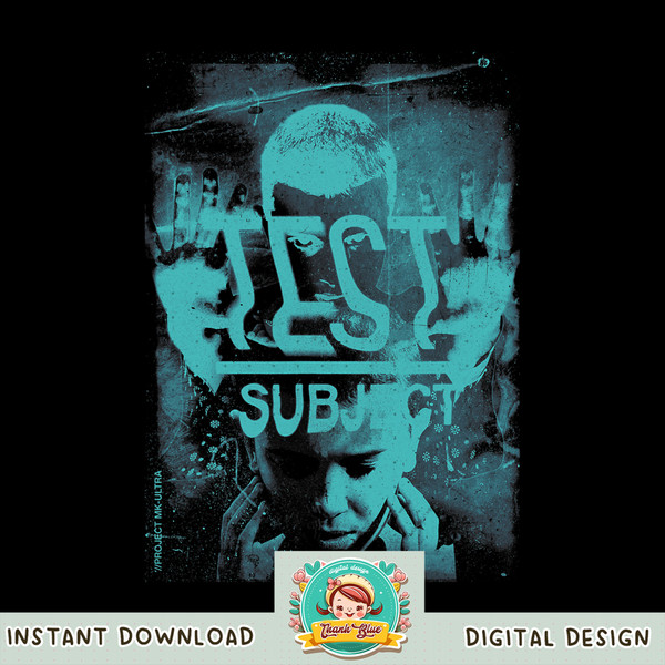 Stranger Things 4 Eleven Test Subject Poster png, digital download, instant .jpg