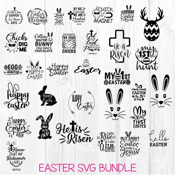 Easter Bunny Bundle Svg, Easter Svg, Bunny Quotes Svg, Rabbit Svg, Intant Dowload.jpg
