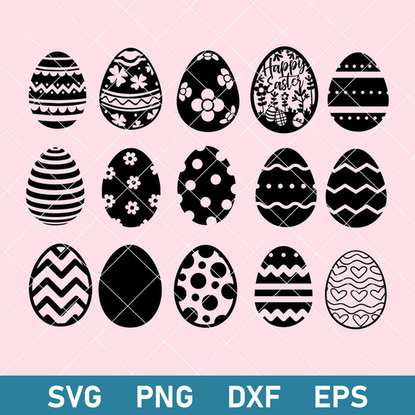 Easter Egg Bundle Svg, Easter Egg Svg, Easter Egg Clipart, instant Download.jpeg