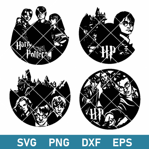 Harry Potter Bundle Svg, Harry Potter Friends Svg, Wizards Friend Svg, Png Dxf Eps File.jpeg