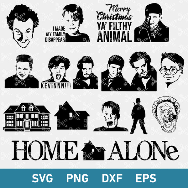 Home Alone Bundle Svg, Wet bandits Svg, Christmas Movie Svg, Png Dxf Eps Digital File.jpg