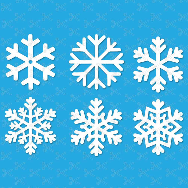 Snowflake Bundle Svg, Snowflake Svg, Christmas Svg, Png Dxf Eps Digital File.jpg