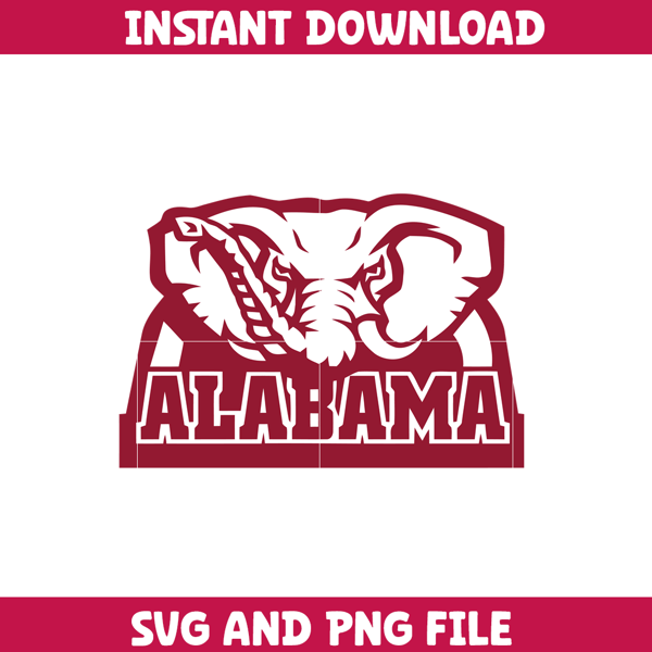 Alabama Crimson Tide Svg, Alabama logo svg, Alabama Crimson Tide University, NCAA Svg, Ncaa Teams Svg (19).png