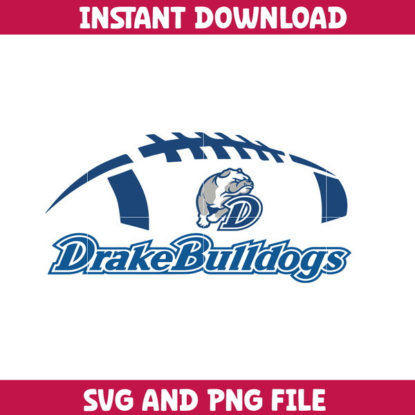 Drake Bulldogs University Svg, Drake Bulldogs logo svg, Drake Bulldogs University, NCAA Svg, Ncaa Teams Svg (53).png
