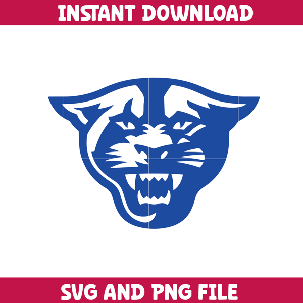 georgia state panthers Svg, georgia state panthers logo svg, georgia state panthers University, NCAA Svg, sport svg (2).png