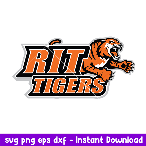 RIT Tigers Logo Svg, RIT Tigers Svg, NCAA Svg, Png Dxf Eps Digital File.jpeg