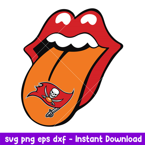 Rolling Stones Tampa Bay Buccaneers Svg, Tampa Bay Buccaneers Svg, NFL Svg, Png Dxf Eps Digital File.jpeg