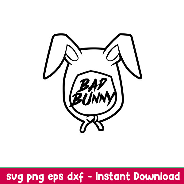 Bad Bunny 20, Bad Bunny Svg, Yo Perreo Sola Svg, Bad bunny logo Svg, El Conejo Malo Svg, png eps, dxf file.jpeg