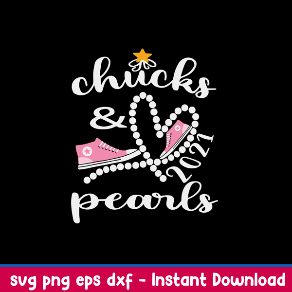 Pink Chuck And Pearls 2021 Kamala Harris Svg, Png Dxf Eps File.jpeg