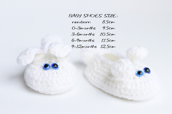 baby animal shoes size