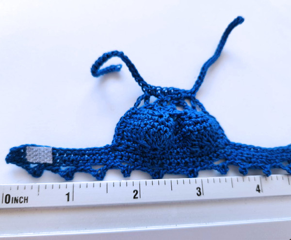 Crochet pattern for Barbie doll bikini and top set