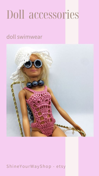 Crochet Barbie wear