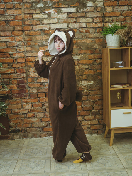 Lain Bear inspired kigurumi (adult onesie, pajama) - Inspire Uplift