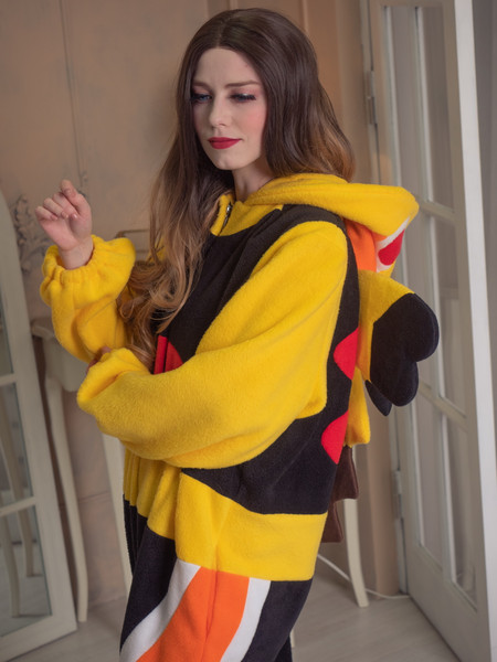 Pikachu Libre pokemon kigurumi adult onesie pajama 10.jpg