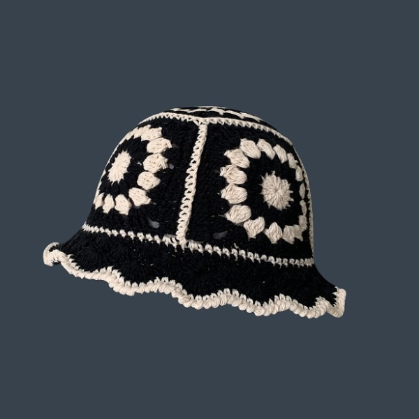 YelZ2024-Flower-Crochet-Bucket-Hat-Women-Summer-Handmade-Knit-Beanies-INS-y2k-Korean-Fashion-Panama-Cap.jpg