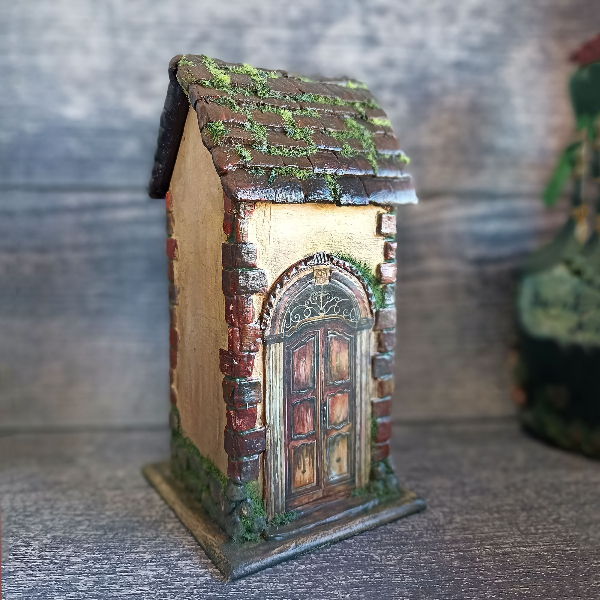 Tea House, Little Fairy Castle, Tea box, Small wooden tea house, Handmade items 2 (2).jpg
