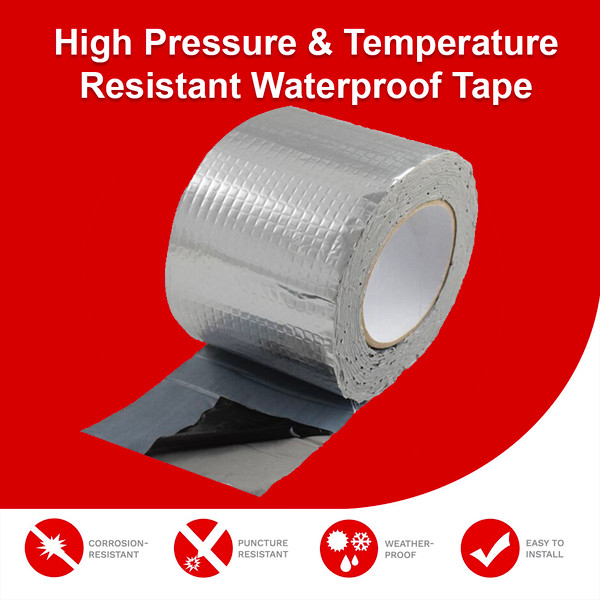 Aluminium Waterproof Adhesive Tape,Shower Sealing Tape,Self-Adhesive,Foil  Tape U