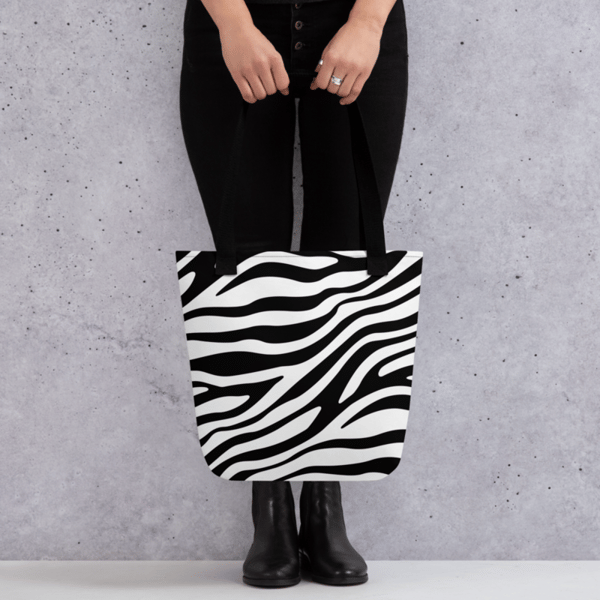 Zebra Skin Seamless Pattern Tote bag
