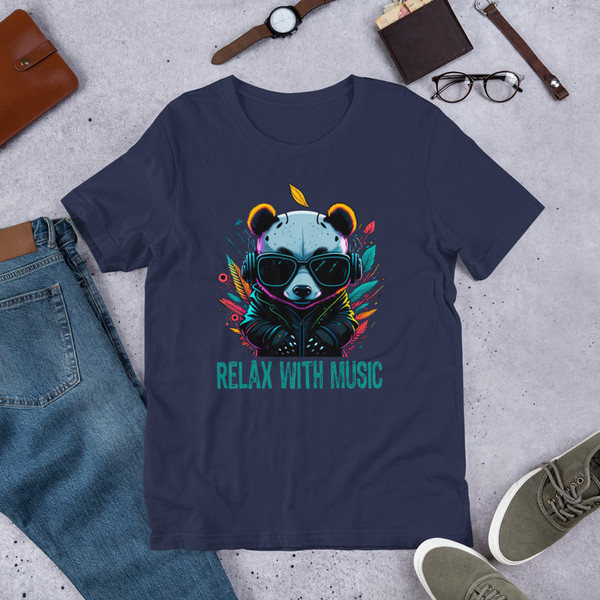 Relax with Music Unisex t-shirt
