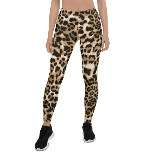 Leopard Print Animal Skin Pattern Leggings