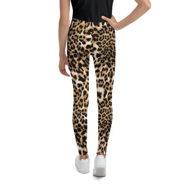 Leopard Print Animal Skin Pattern Youth Leggings