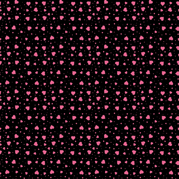 Pink Hearts on the Black Background Basketball socks