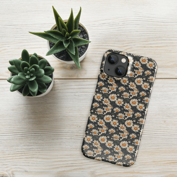 Daisy Flowers Retro Seamless Pattern Snap case for iPhone®