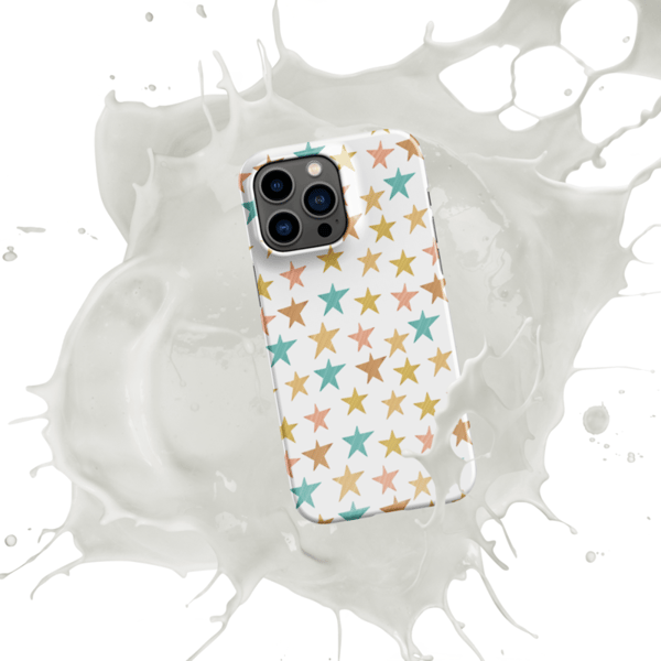 Colored Stars Seamless Pattern Snap case for iPhone®