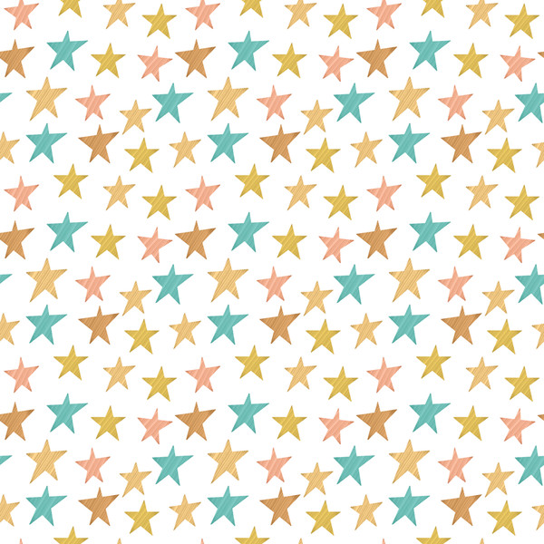 Colored Stars Seamless Pattern Unisex Tank Top