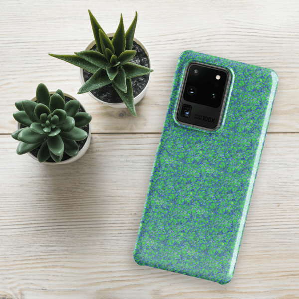 Green and Blue Modern Mozaic Snap case for Samsung®
