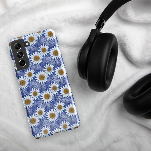 Daisy Flowers Floral Pattern Snap case for Samsung®