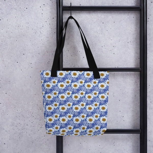 Daisy Flowers Floral Pattern Tote bag