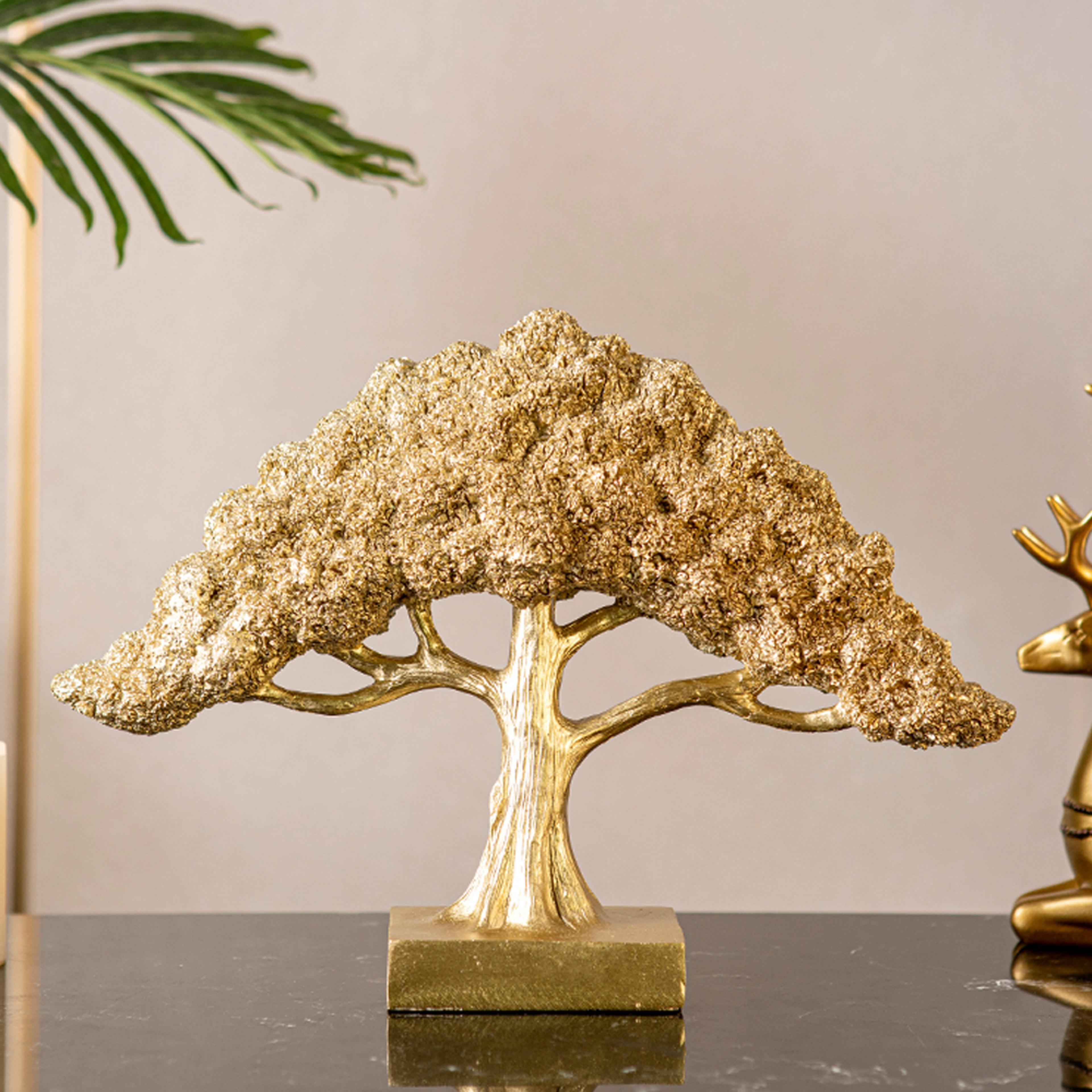 tree sculpture table ornament