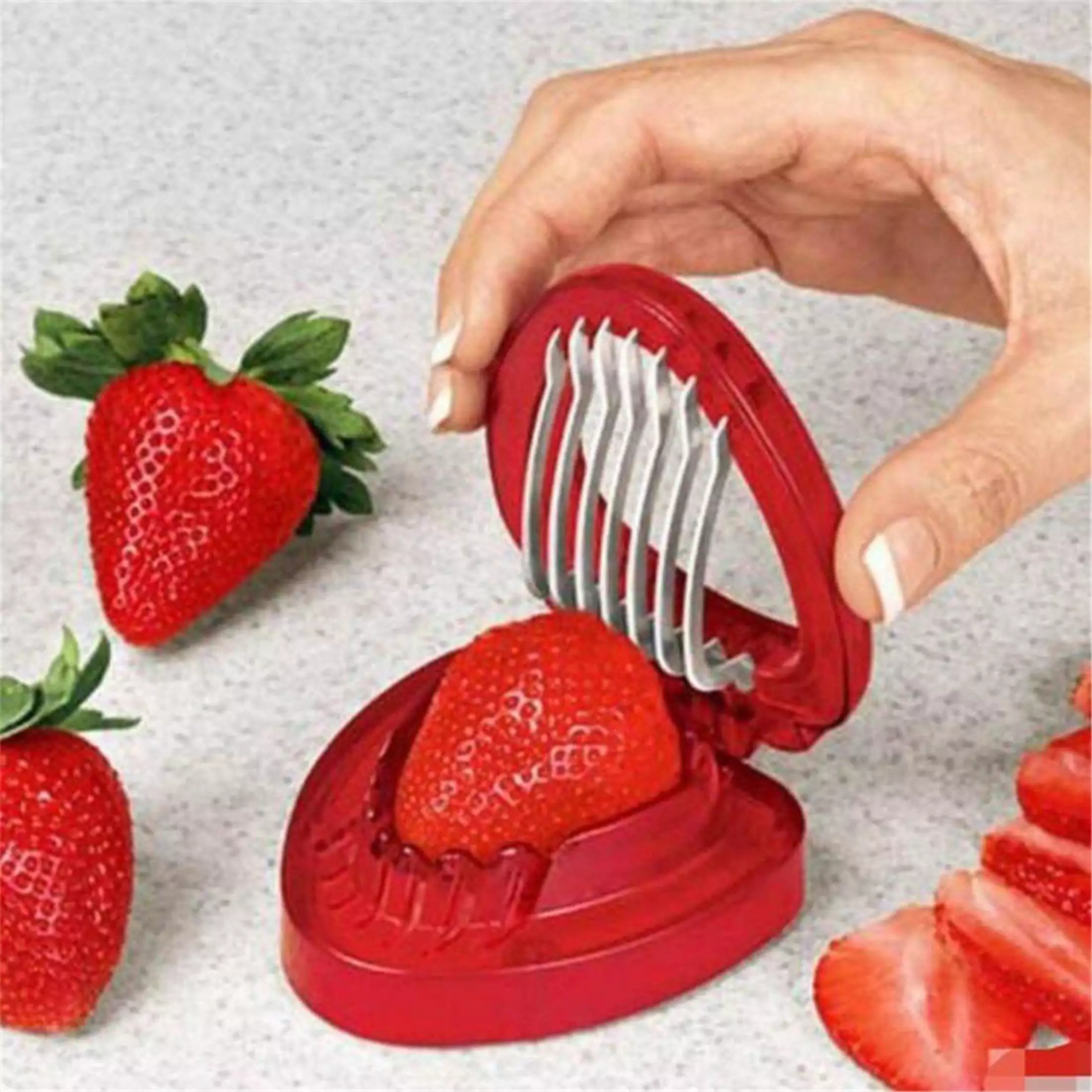 7-blade strawberry slicer