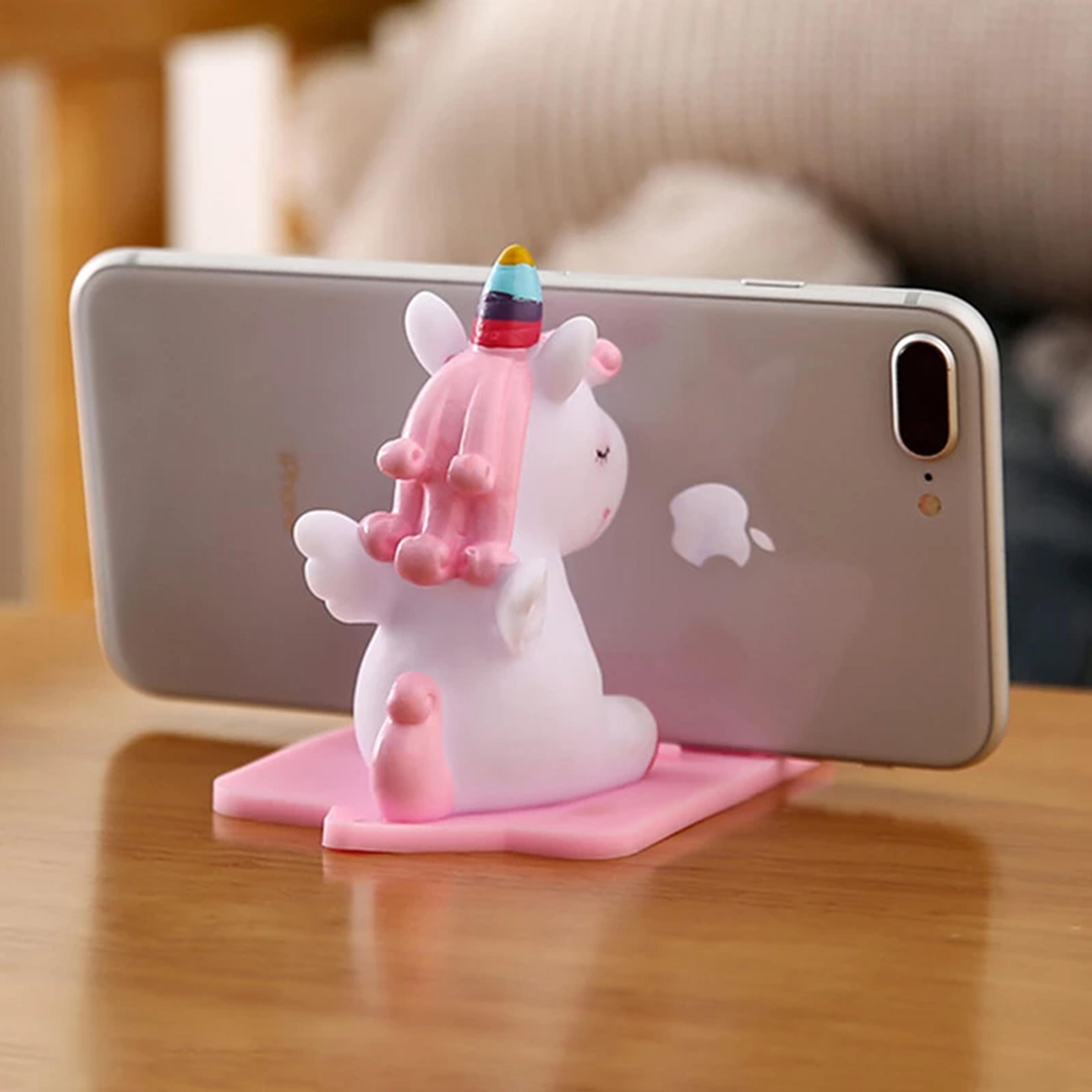 cute unicorn phone holder stand
