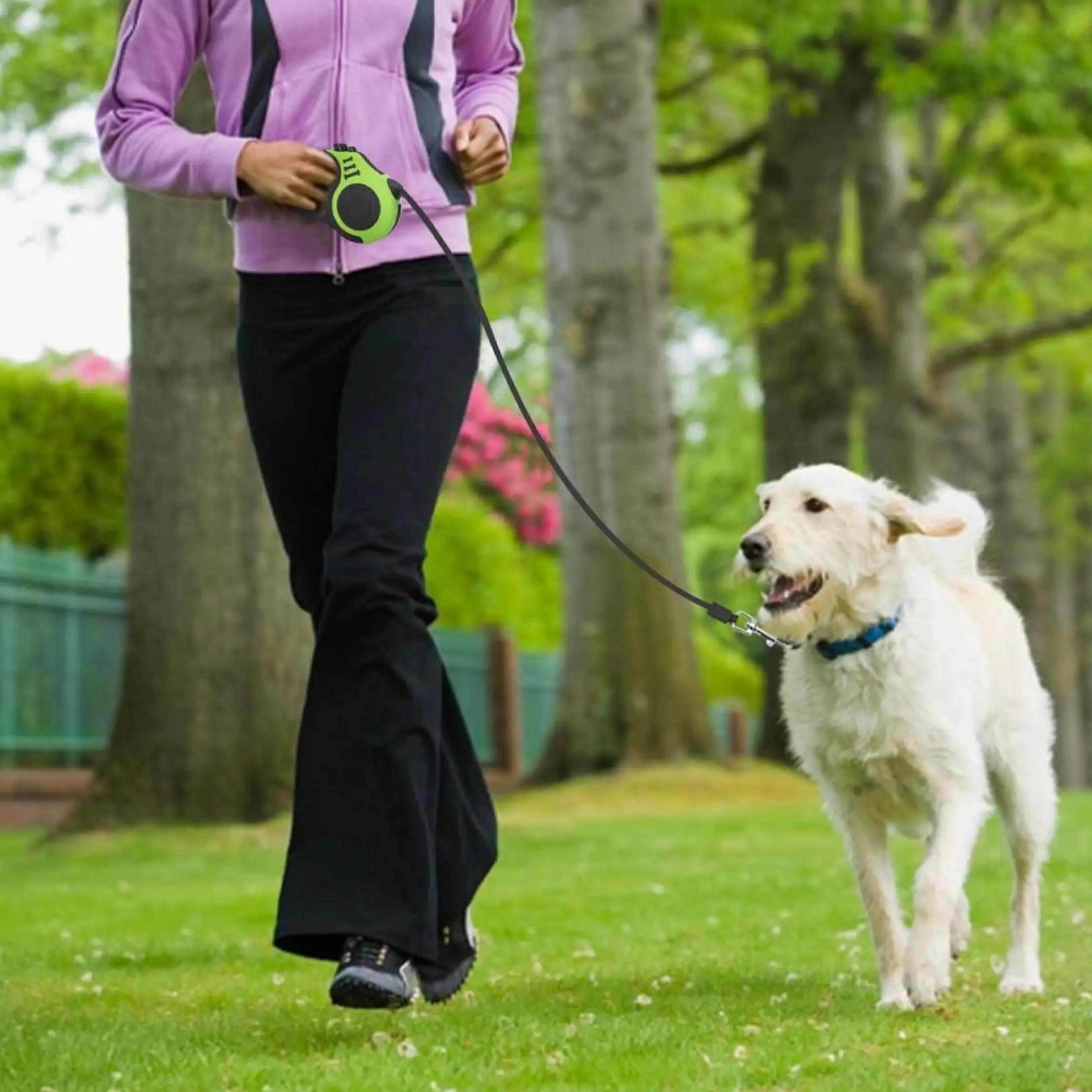 long retractable dog leash