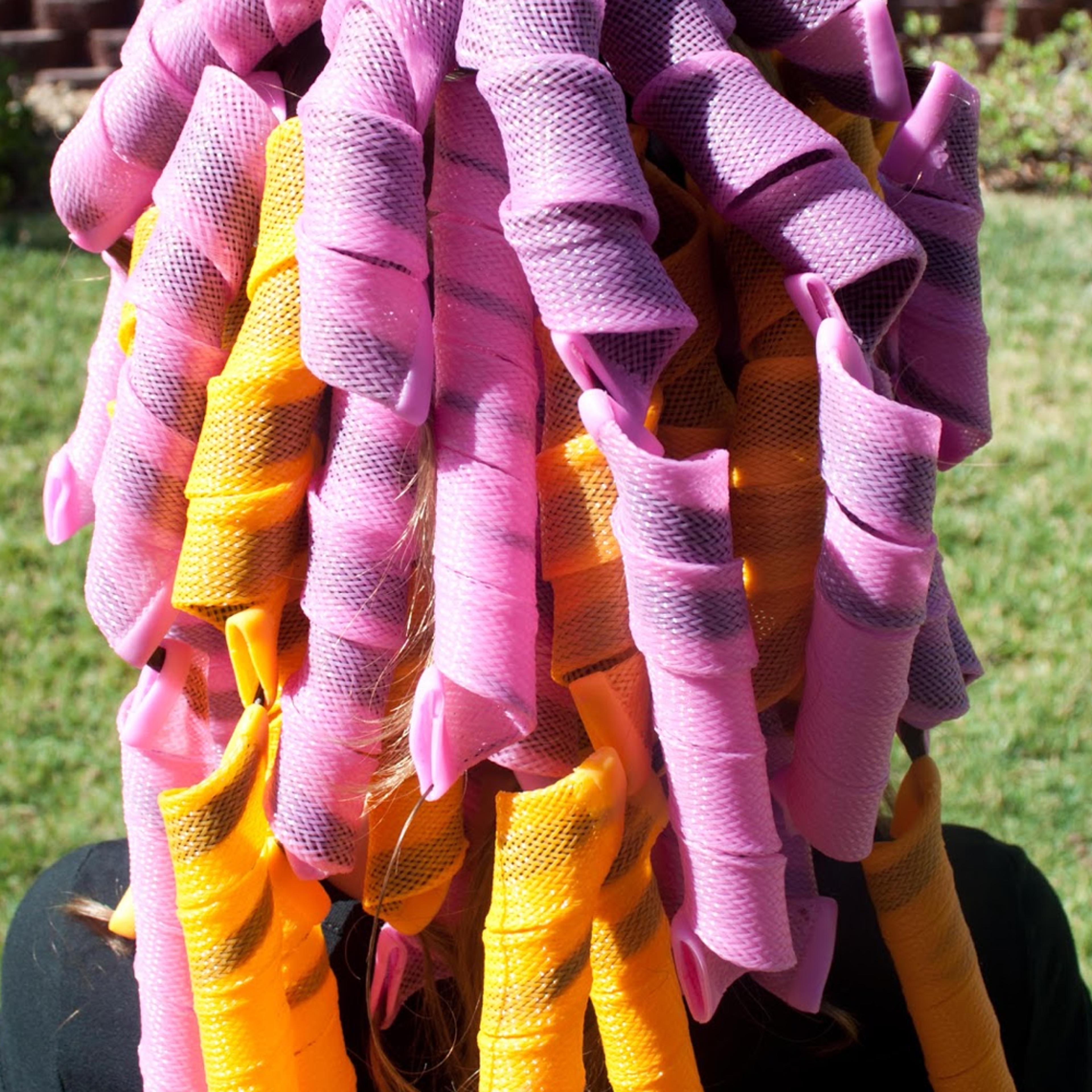 magic spiral hair curlers