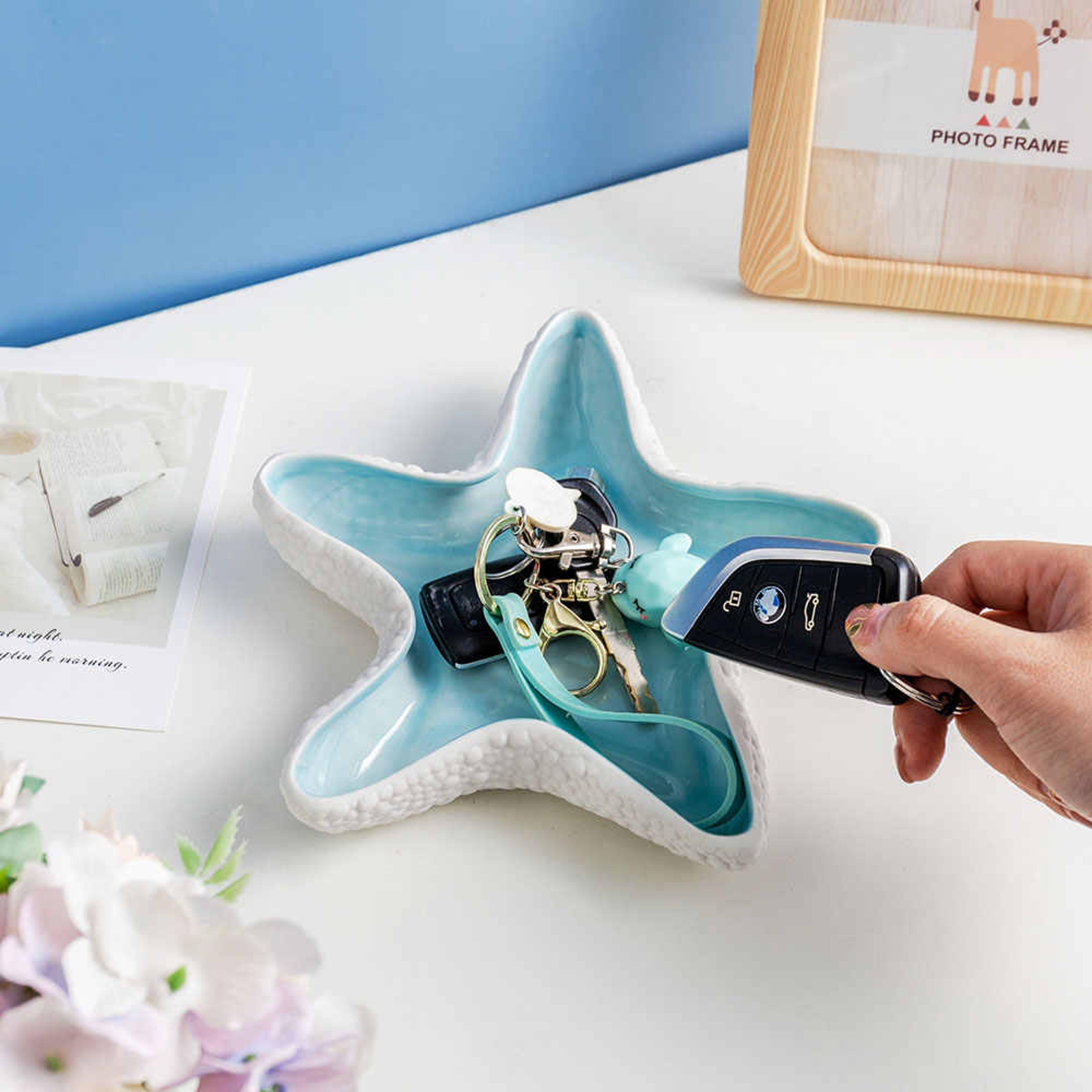 multi-use ceramic starfish bowl