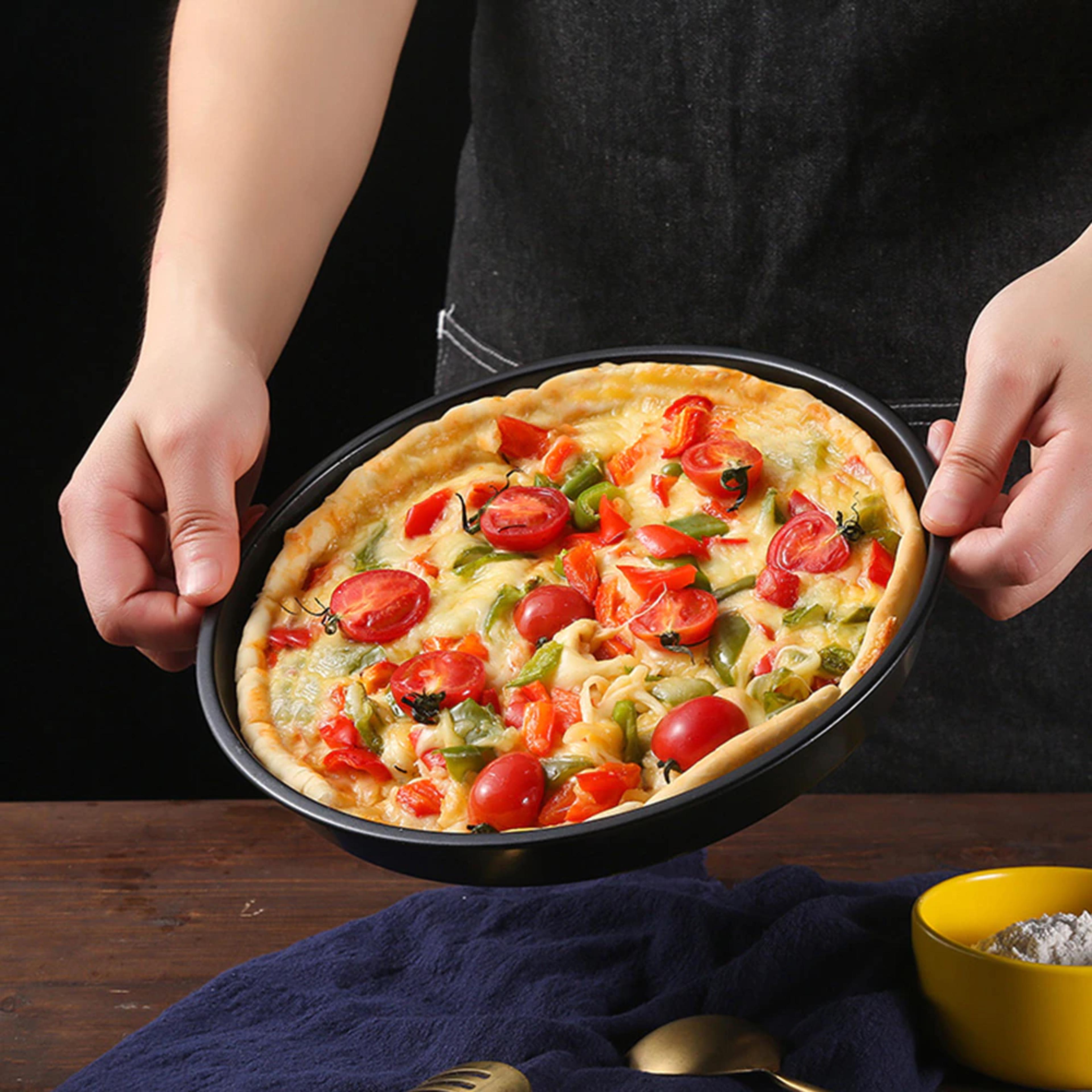 non-stick microwave crisper pan