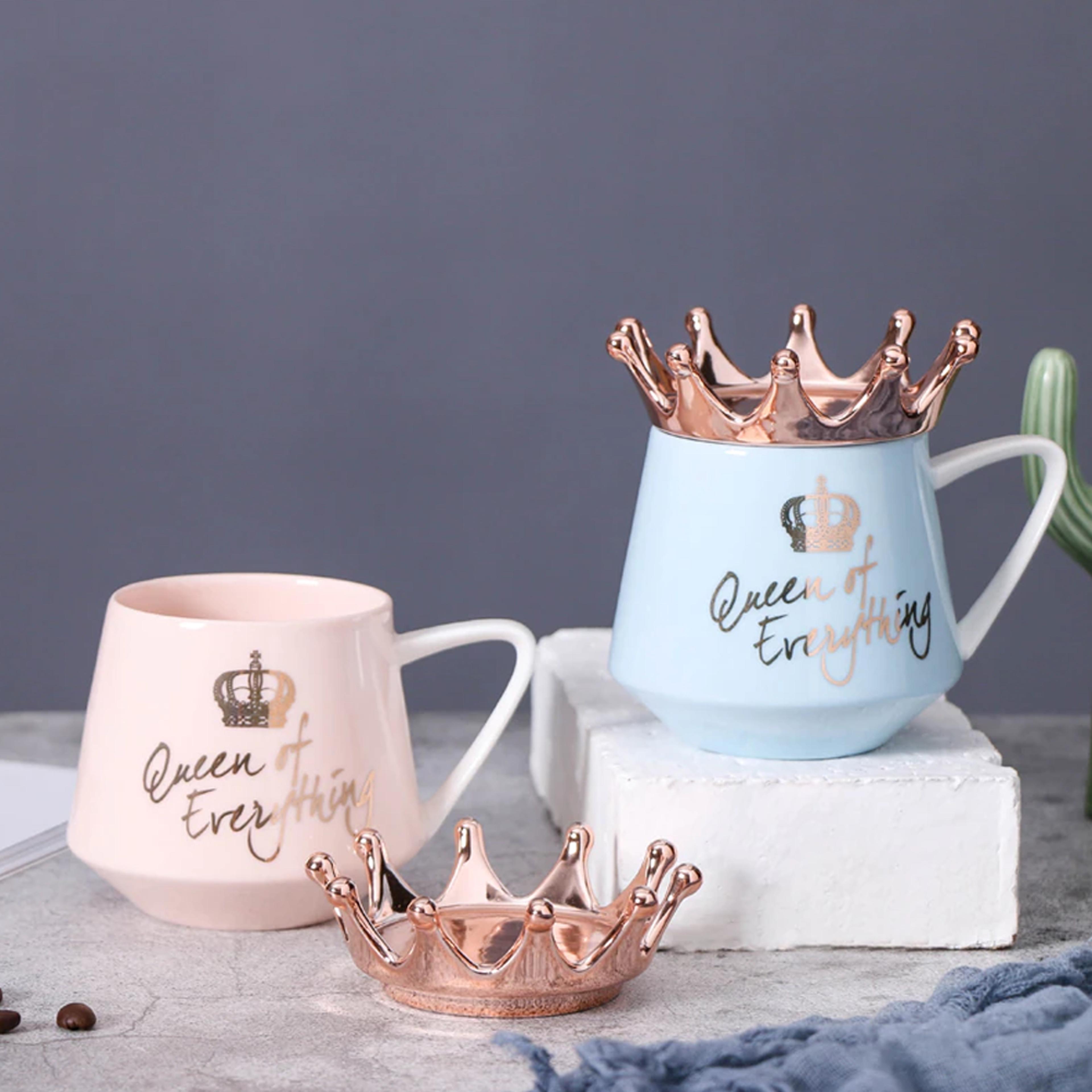 queen of everything mug with crown