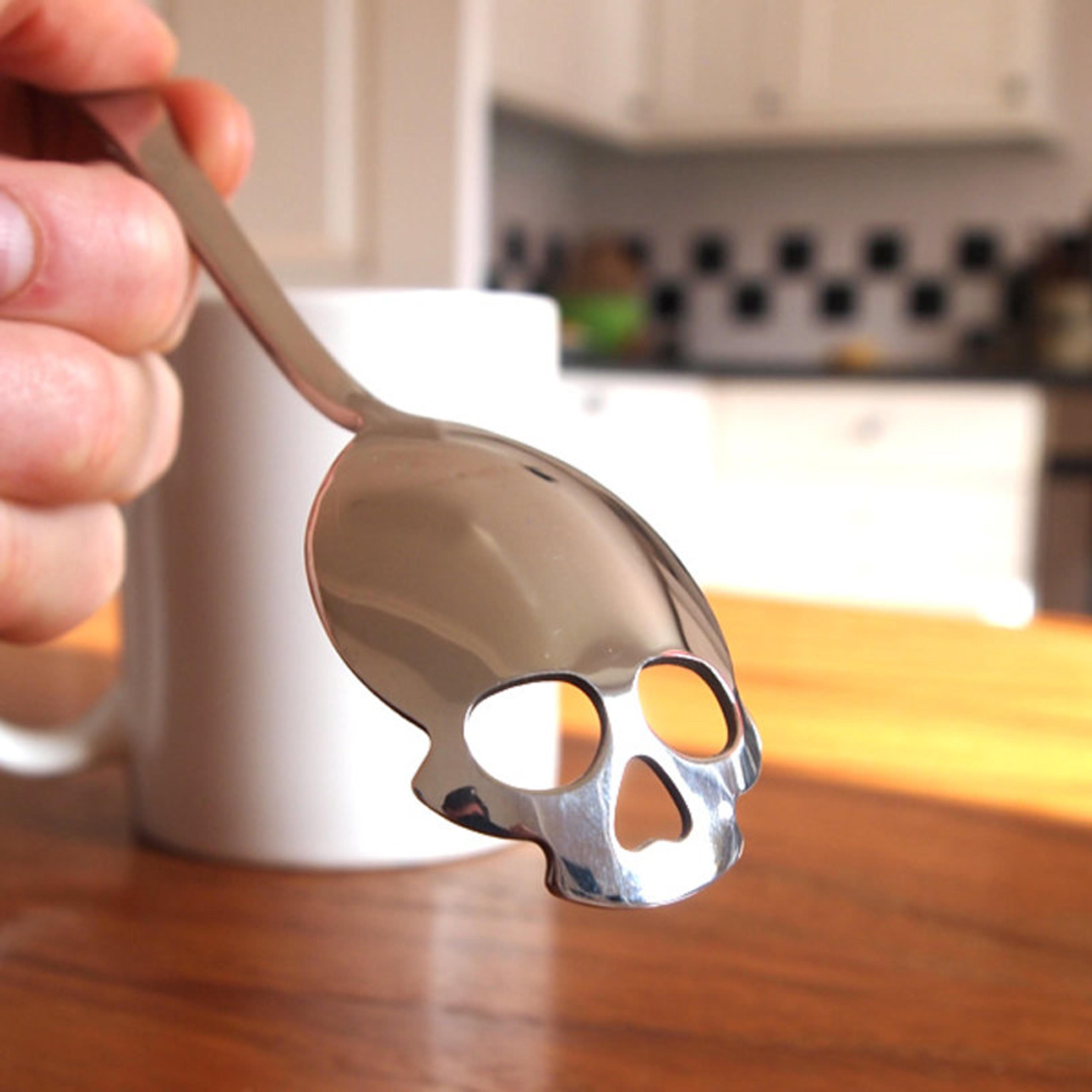 sugar skull spoon