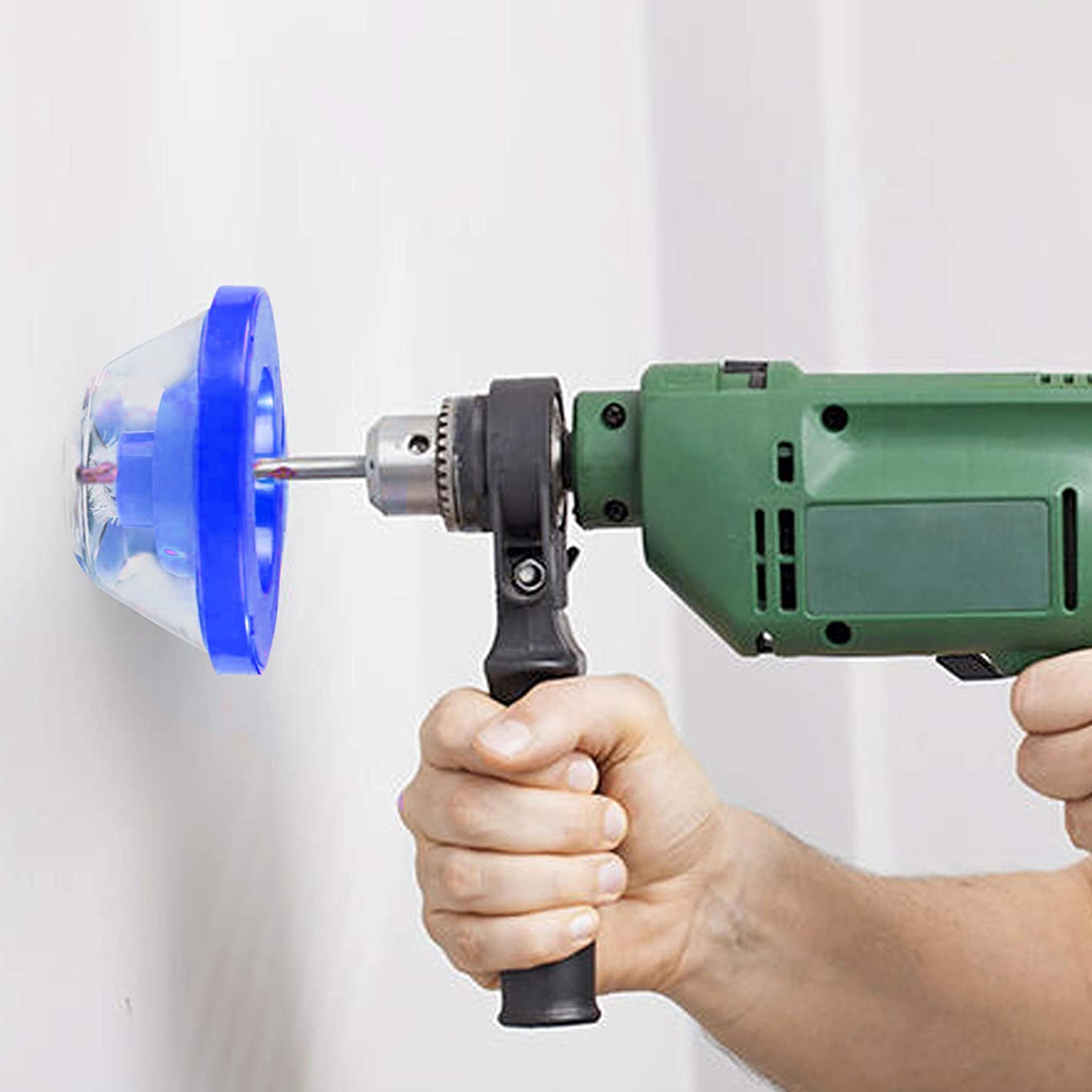removable electric drill dust collector attachment