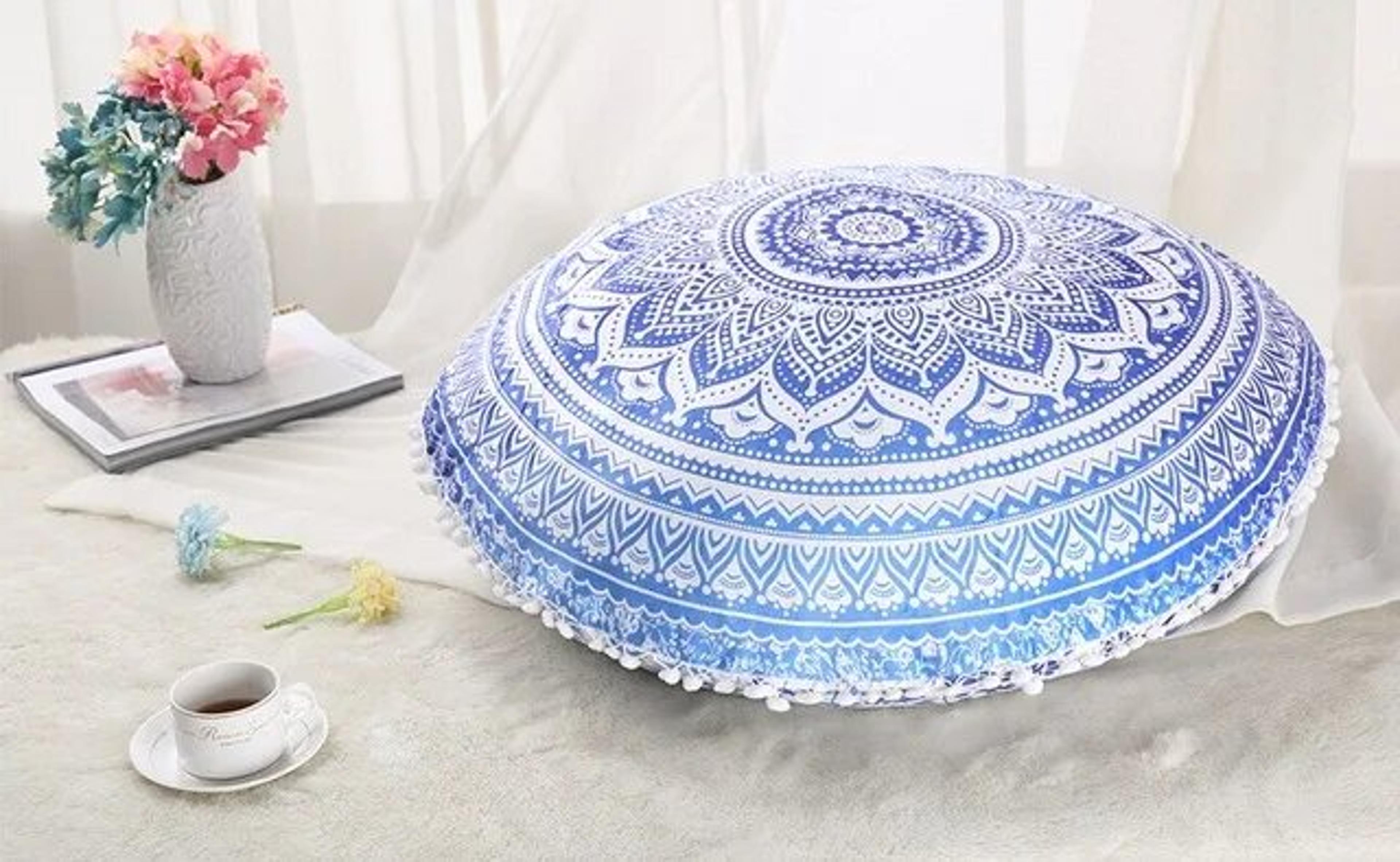 boho floor pillow cover