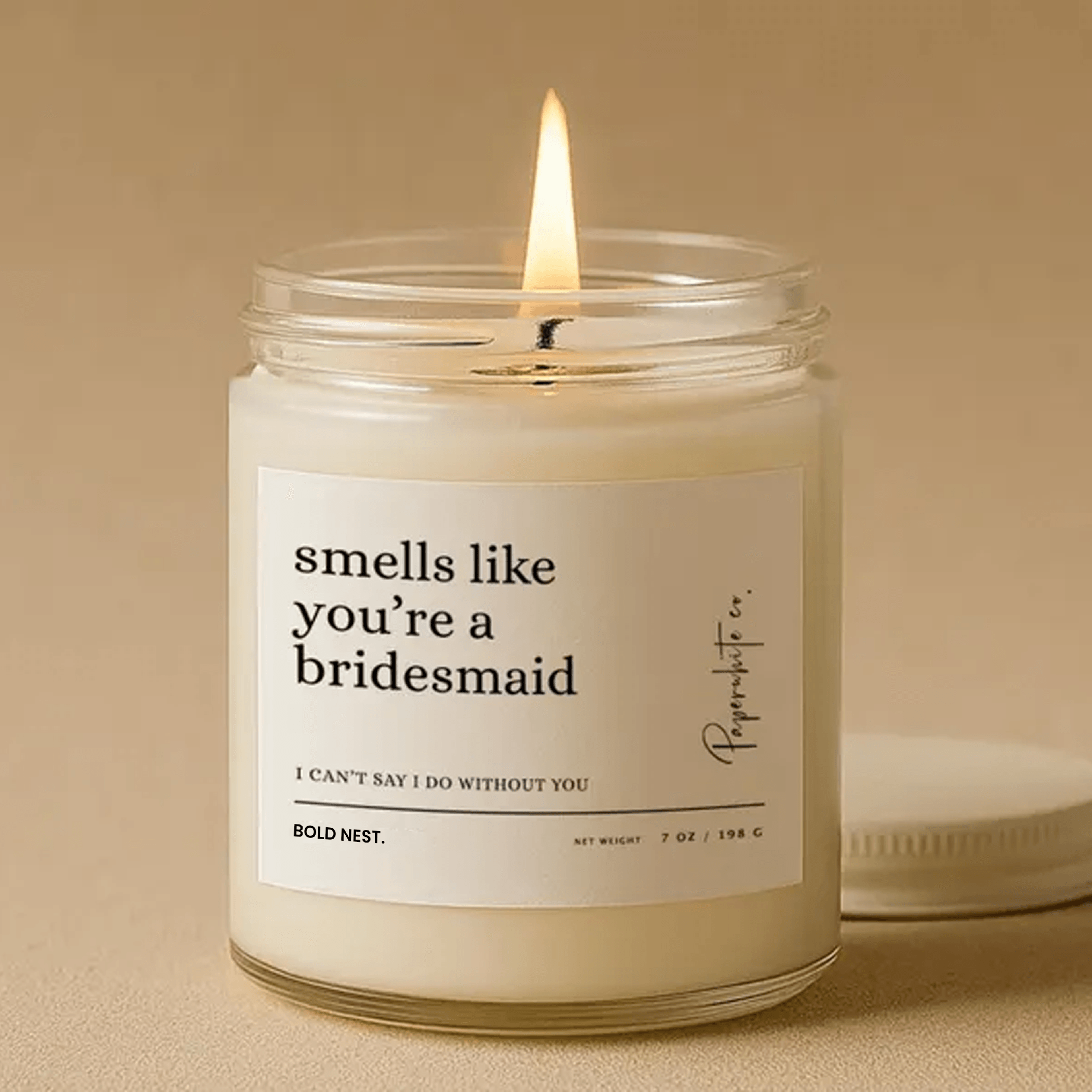 bridesmaid proposal candle gift will you be my bridesmaid gift personalized bridesmaid gift wedding party gift