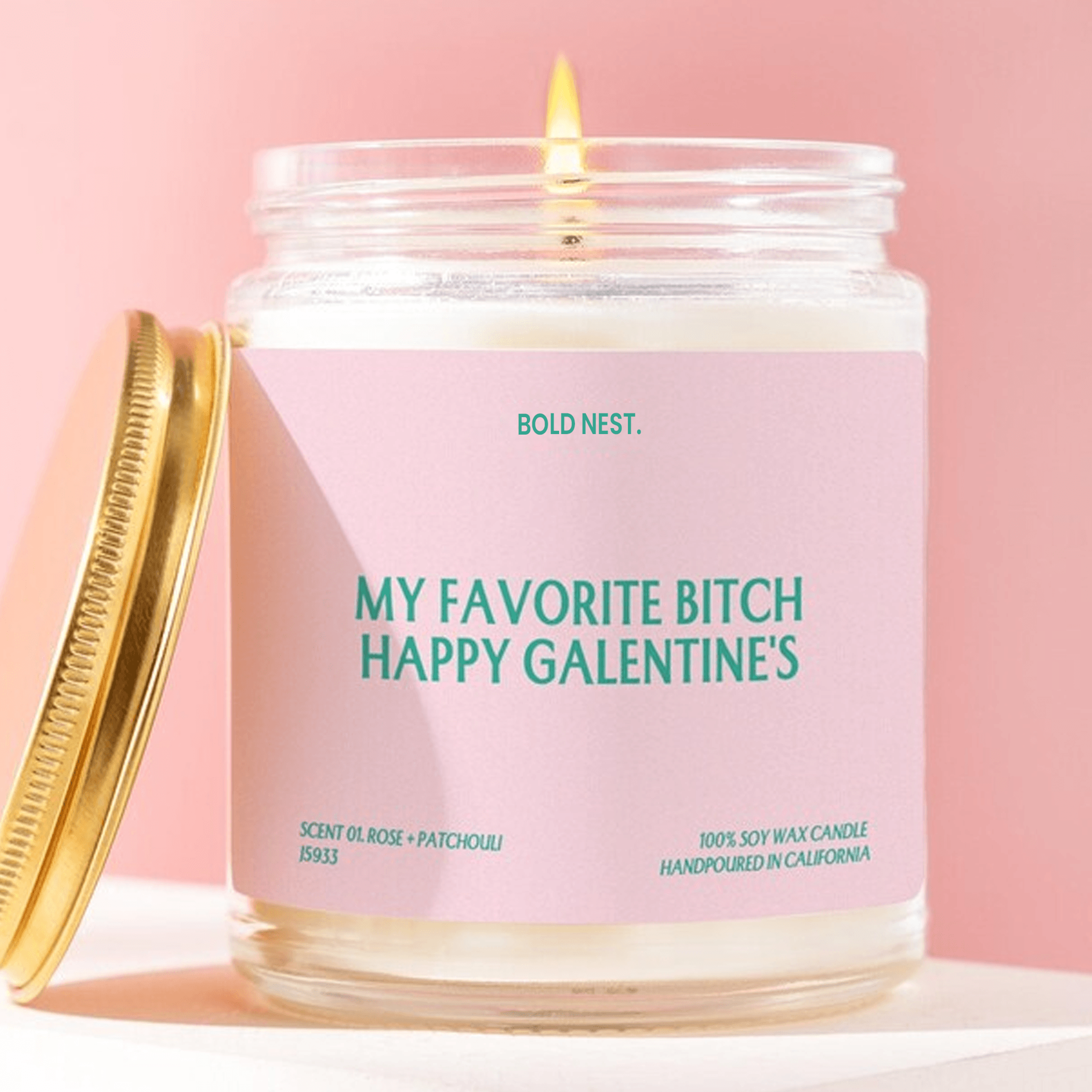 galentines candle funny best friend gift sassy gift for her galentines day gift cute aesthetic candle