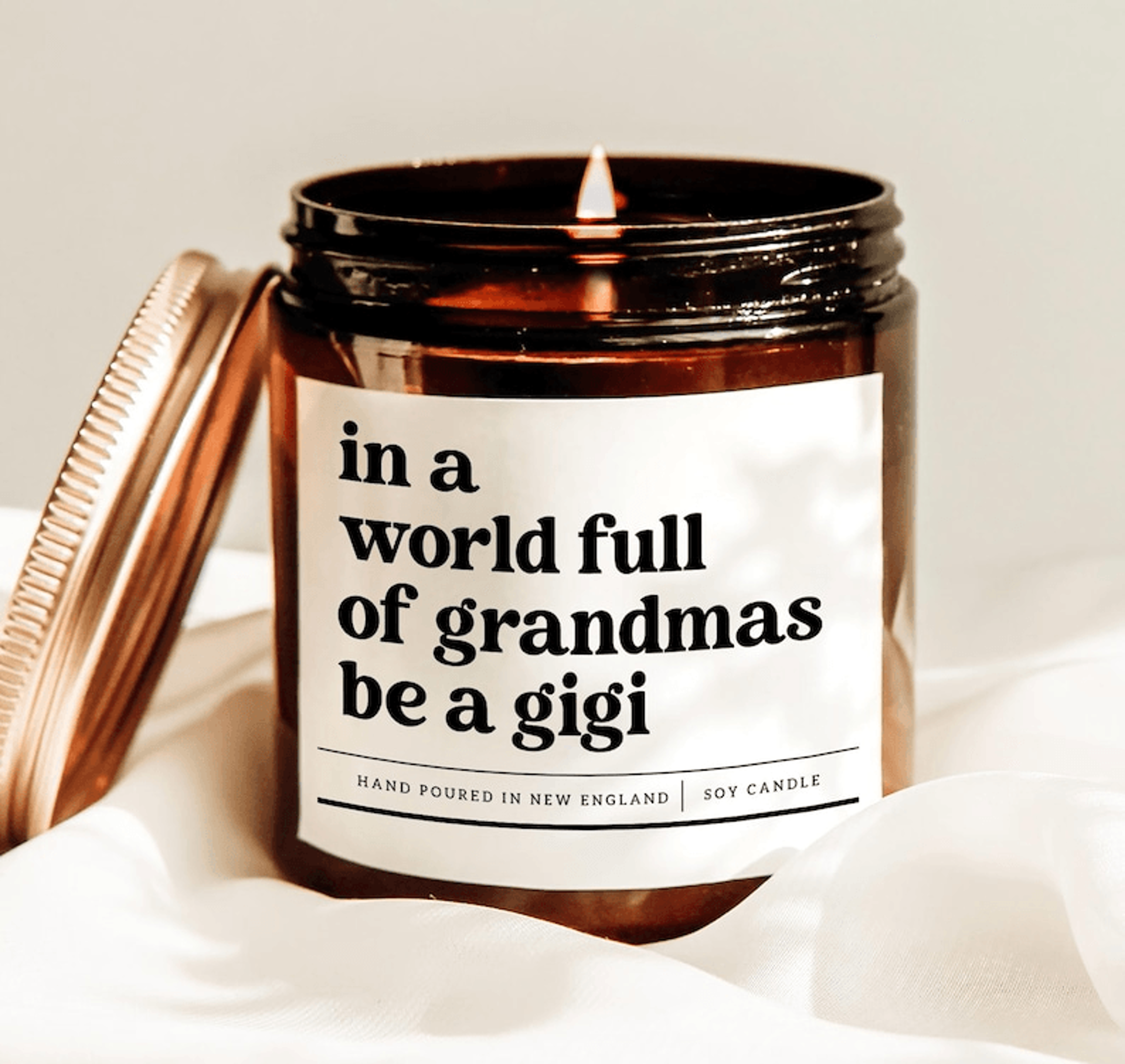 gigi candle gift, grandma candle, gigi gift from grandkids, funny grandmother candle gift