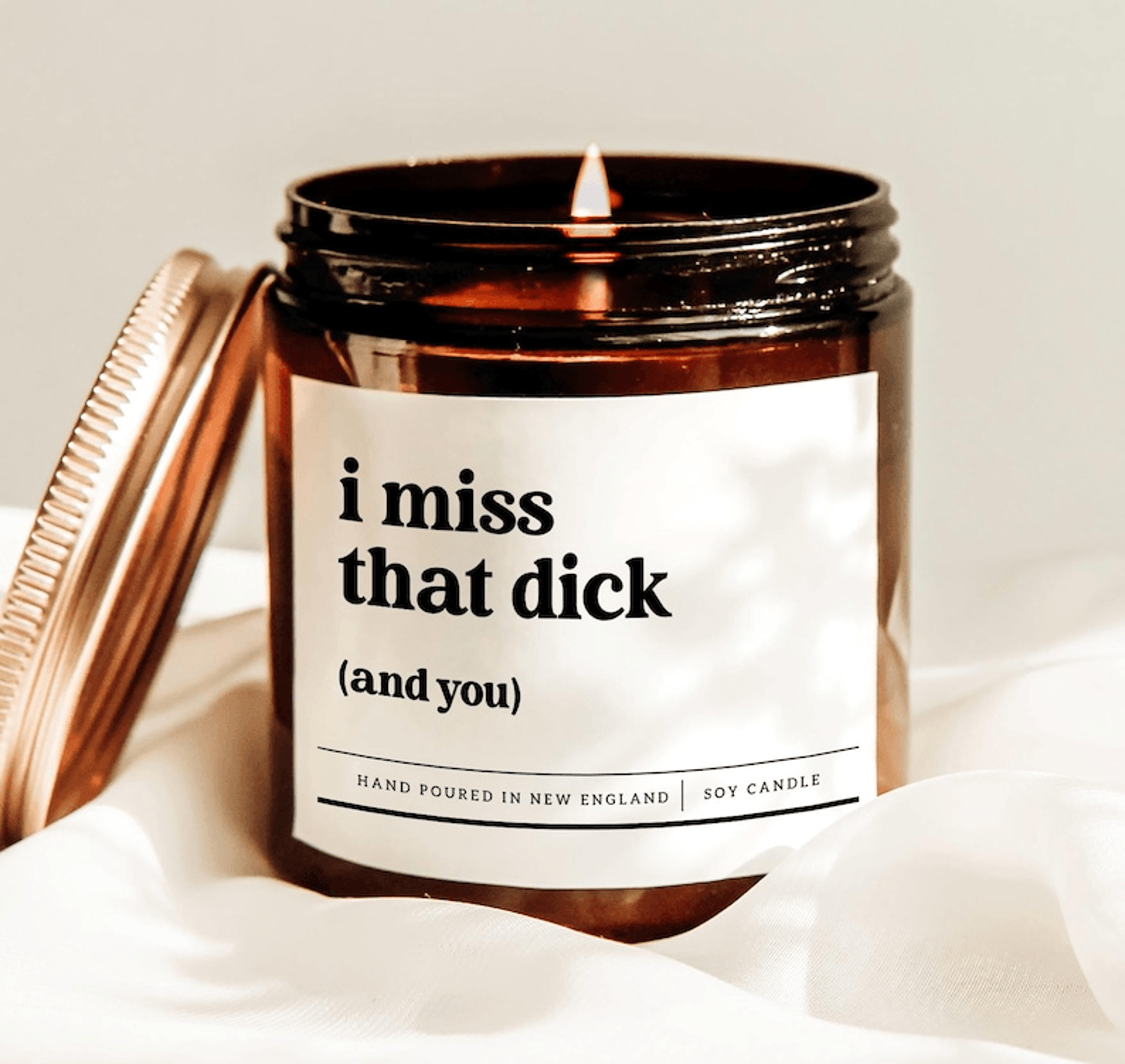 funny long distance relationship candle, naughty boyfriend gift, romantic adult candle