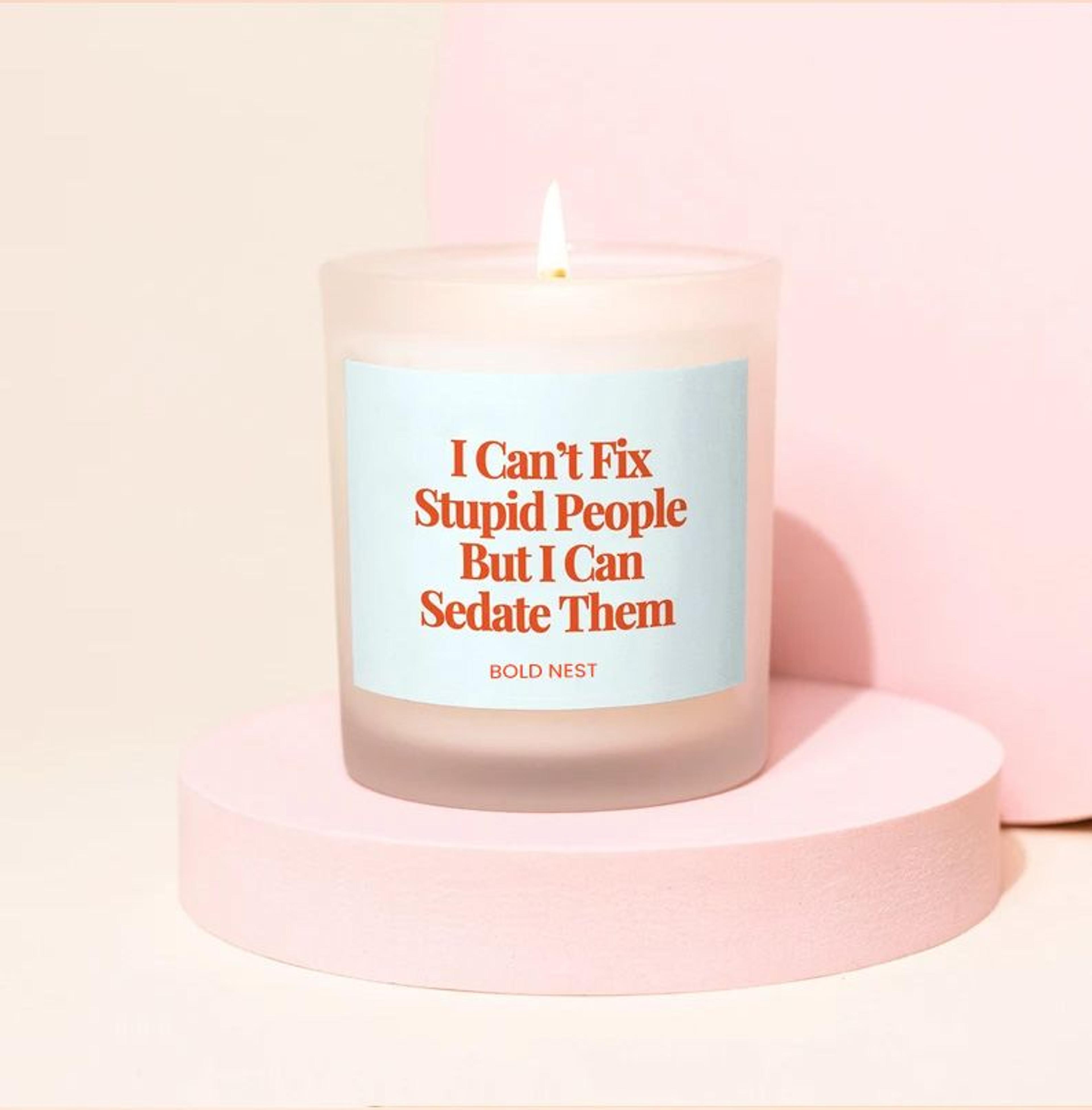 funny nurse candle gift for nursing students | graduation, rn appreciation & unique nurse humor candle